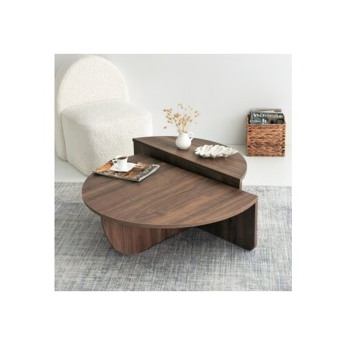 Hanah home Podium - Walnut klubska mizica, (20784539) Cene