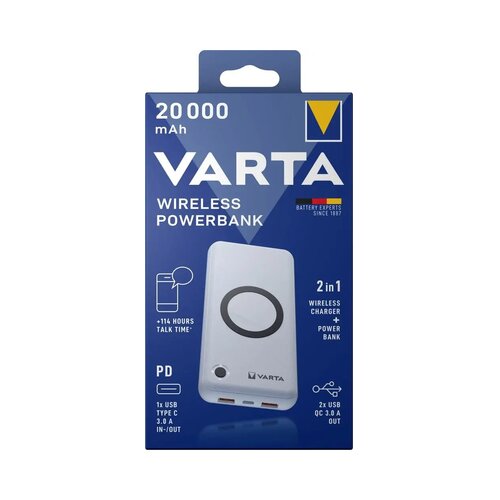 Varta Portable Wireless Powerbank + brezžični polnilec Slike