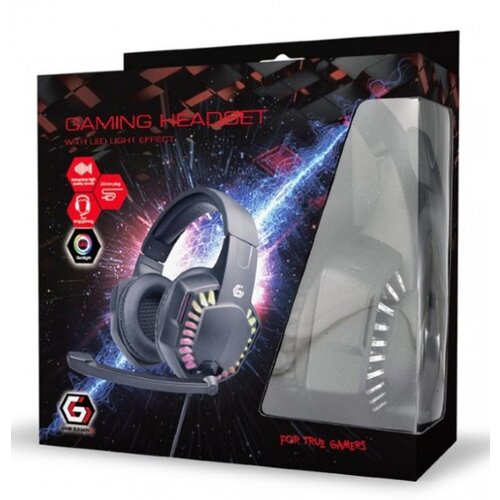 Gembird Slušalice sa mikrofonom GEMBIRD gaming RGB, volume control, matte black, PC, PS4, GHS-06 Cijene