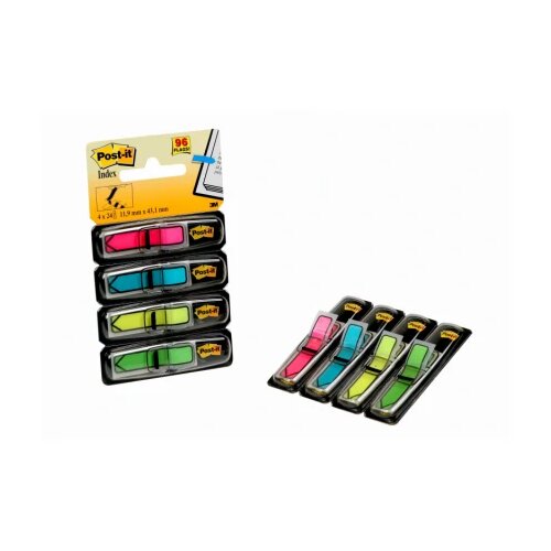 Post-it index 684ARR4 strelice, 24 listića x 4 neon boje 3M Cene