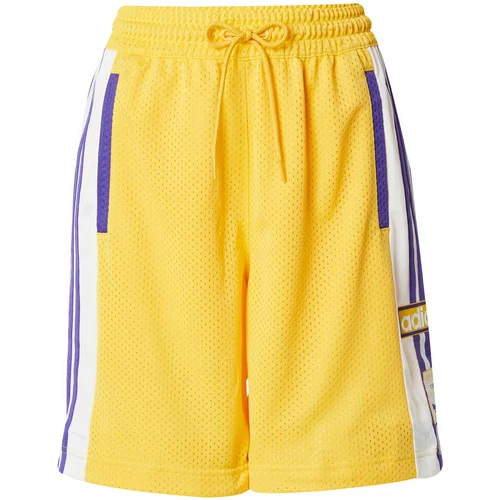 Adidas Sportske hlače plava / žuta / bijela