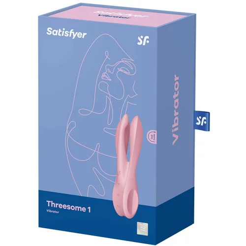 Satisfyer Stimulator klitorisa Threesome 1, roza, (21133633)