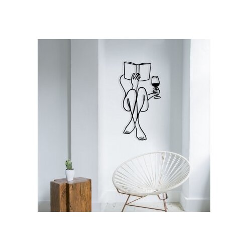 Wallity Zidna dekoracija Bien, 38x73cm, Crna Slike