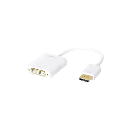 Logilink CV0058B adapter [1x moški konektor DisplayPort - 1x ženski konektor DVI\, 24 + 1 polov] bela 15.00 cm, (20430145) Cene