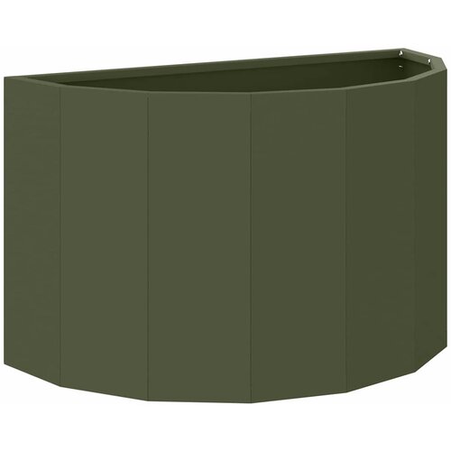  Sadilica Maslinasto zelena 60 x 30 x 35 cm Čelik Slike