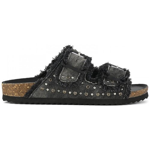 Colors of California Sandali & Odprti čevlji Two buckle denim sandal Črna Cene