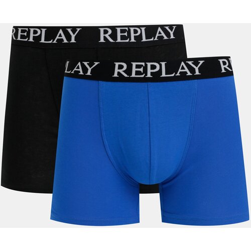 Replay Set of two boxers in black and blue - Men Slike