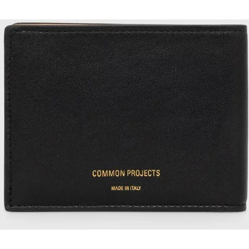 Common Projects Kožni novčanik Standard za muškarce, boja: crna, 9175