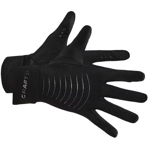 Craft CORE ESSENCE 2 Srednje tople flis rukavice, crna, veličina