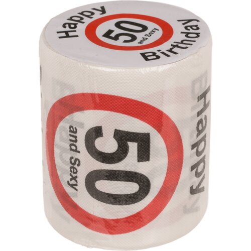  Toaletni papir - Vse najboljše - 18, 30, 40 & 50 - 50 Cene