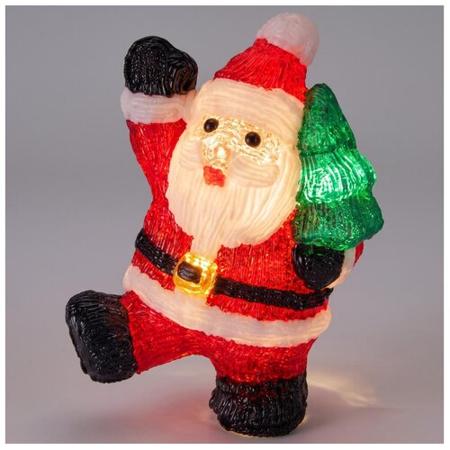  LED spolja&amp;scaron;nja božićna dekoracija 20xLED/2xAA 24 cm IP44 santa Slike