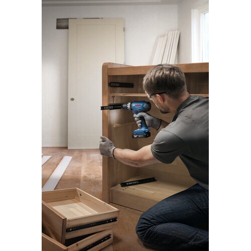 Bosch akumulatorska vibraciona bu&amp;scaron;ilica-odvrtač gsb 18V-25 + 1 x gal 18V-40 professional + 2 x akumulator gba 18V 2.0Ah 06019K9302 Slike