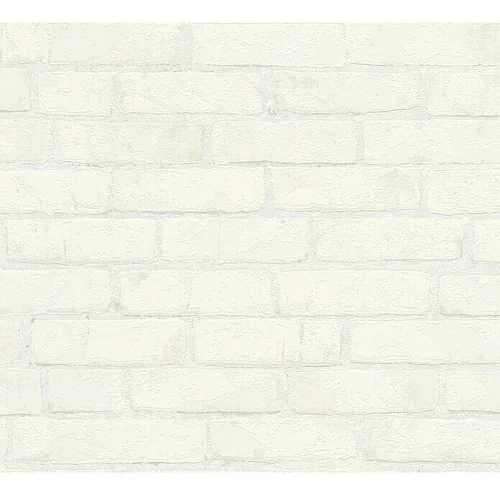 AS Creation Elements Flis tapeta (Bijelo-srebrne boje, Izgled kamena, 10,05 x 0,53 m)