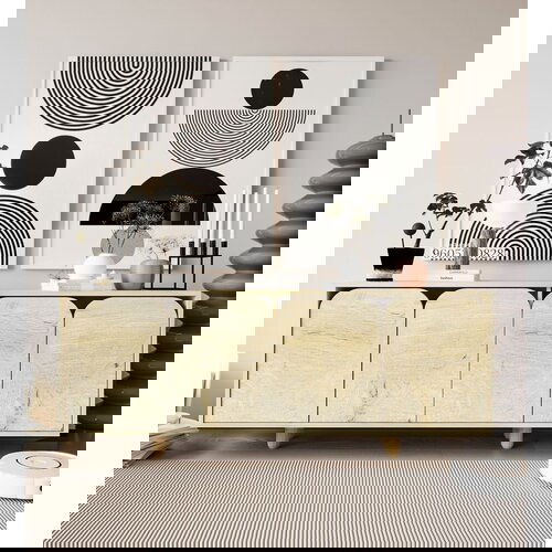 Hanah home komoda lazio bohem 180, hrast Slike