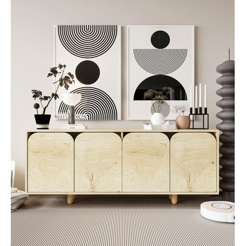 Hanah home Komoda Lazio Bohem 180, hrast Cene