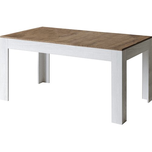 Itamoby   Bibi Mix (90x160/220 cm) - oreh, barva nog: bela - raztegljiva jedilna miza, (20842951) Cene