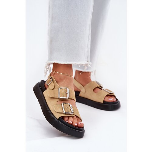 Big Star Suede Women&amp;#039;s Sandals With Buckles Slike