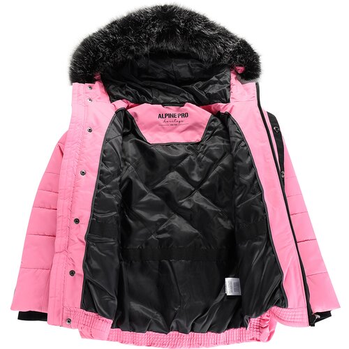 Alpine pro Children's jacket with ptx membrane WERDO pink cosmos Cene