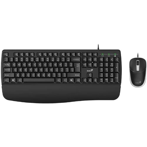 Genius KM-123 usb yu crna tastatura+ usb crni mi&amp;scaron; Slike