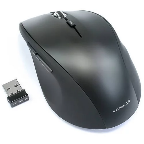 Vivanco USB Wireless Mouse schwarz 36640 IT-MS RF 1600 1600dpi