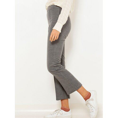 Camaieu Dark grey shortened trousers - Women Cene