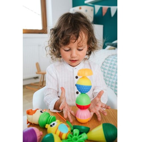 Lalaboom montessori - igra za dojenčke, kmetijske živali - 6 kosov Cene