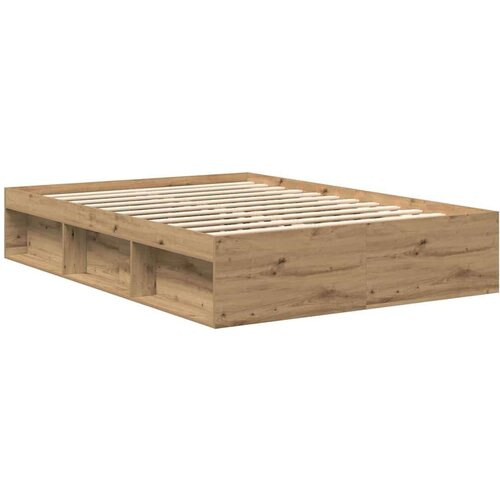 VidaXL Okvir kreveta bez madraca 120x190 cm konstruirano drvo Slike