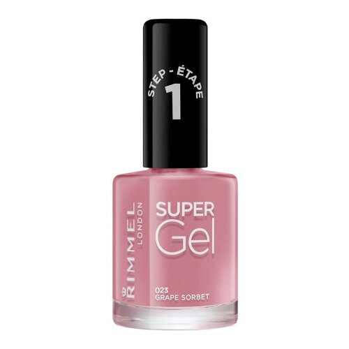 Rimmel London lak za nohte - Super Gel Nail Polish - 23 Grape Sorbet Slike