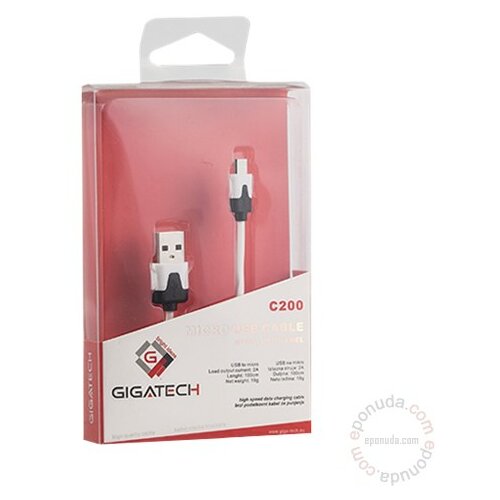 Gigatech USB Micro Kabl C200 kabal Slike