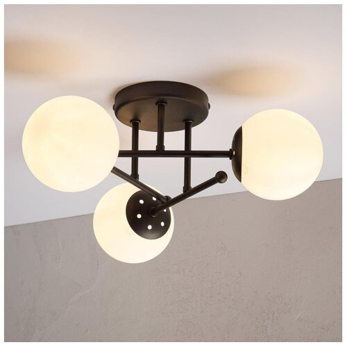  Plafonski luster MALENA 3xE14/5W/230V braon/bela Slike