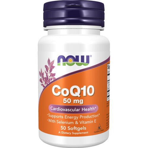 Now Foods Koenzim Q10 NOW, 50 mg (50 mekih kapsula) Cene
