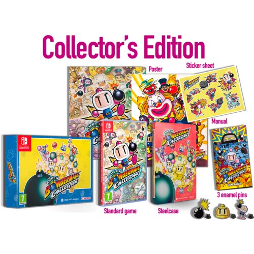 Konami Super Bomberman Collection Collector&amp;#039;s Edition za Nintendo Switch Slike