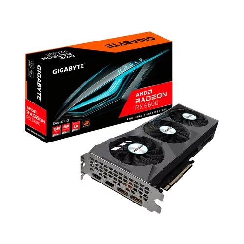 Gigabyte Video kartica Radeon™ RX 6600 EAGLE, 8 GB GDDR6, 128-bit