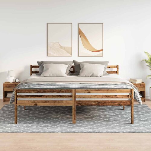  Noćni ormarići 2 kom s ladicama staro drvo 39x28x41 cm Cijene