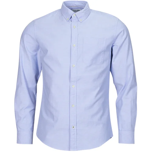 Jack & Jones JJEOXFORD SHIRT LS Plava