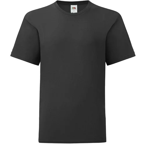 Fruit Of The Loom Black children's t-shirt in combed cotton