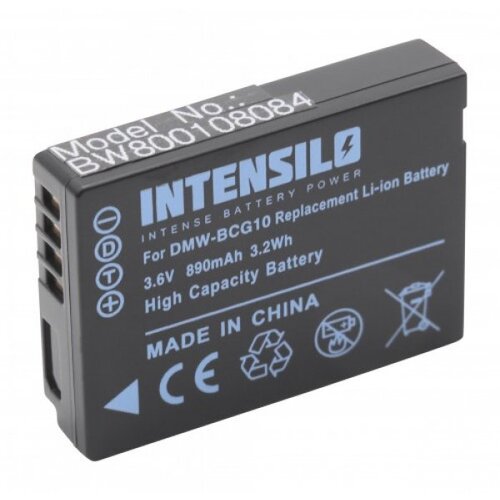 Intensilo Baterija DMW-BCG10E za Panasonic Lumix DMC-TZ6 / DMC-ZS1, 890 mAh Cene