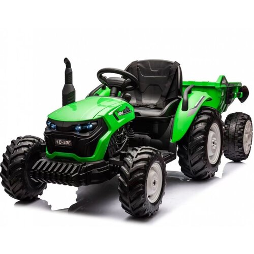  Dečiji električni traktor sa prikolicom 2219 Zeleni Cene