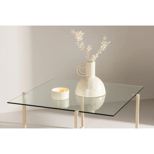 Venture Home Hybrid klub stolić 80 &amp;times; 80 cm, prozirni Slike