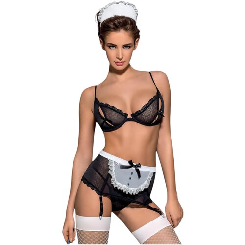 Obsessive Petodelni kostim set Francuska sobarica S/M Slike