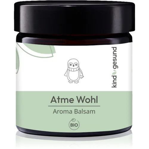 Kindgesund Breathe Well Aroma Balm balzam za podporo zdravja dihal 50 g