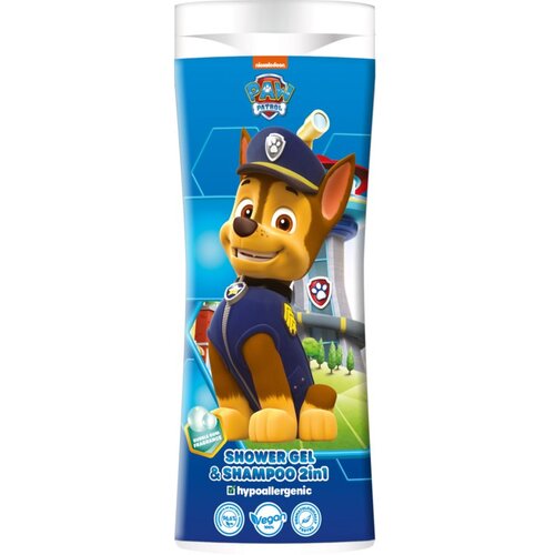Nickelodeon Paw Patrol Shower gel& Shampoo 2in1 šampon in gel za prhanje za otroke Bubble Gum 300 ml Cene