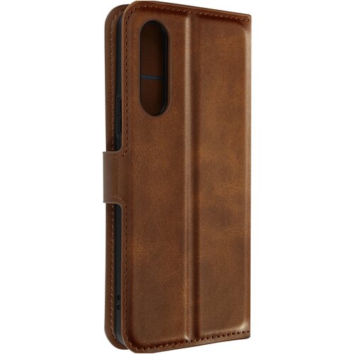 AVIZAR Ovitek za Sony Xperia 10 V / 10 VI Prestifold Collection Temno rjava, (20686212) Cene