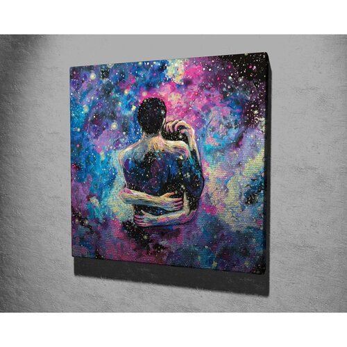 Wallity Slika na zidu na platnu 45x45cm Cijene