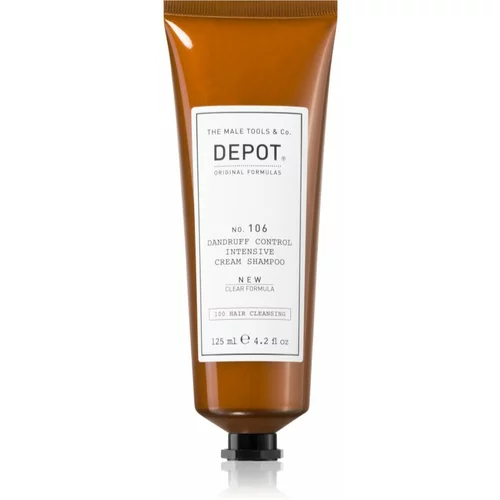 Depot No. 106 Dandruff Control Intensive Cream Shampoo šampon proti prhljaju 125 ml