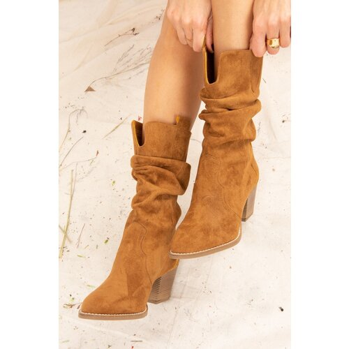 Fox Shoes Tan Women&amp;#039;s Suede Boots Slike