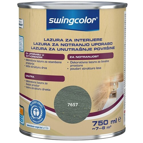 SWINGCOLOR Lazura za zaštitu drva (Sive boje, 750 ml, Na bazi vode) Cijene