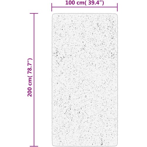  Tepih HUARTE kratkih vlakana meki i perivi antracit 100x200 cm Slike