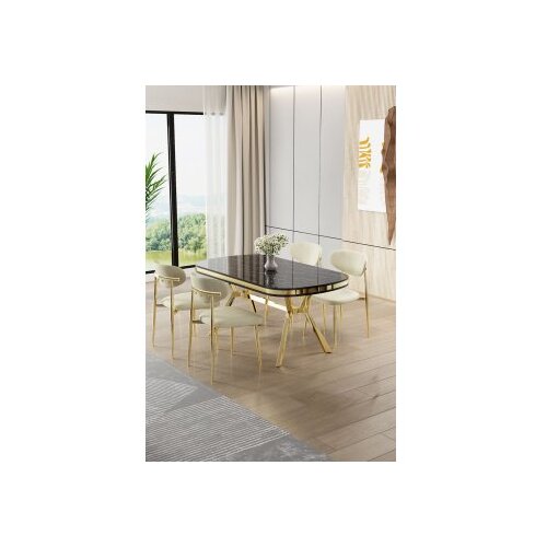 Hanah home Trpezarijski set, 5 dijelova, svijetlozelena Cene