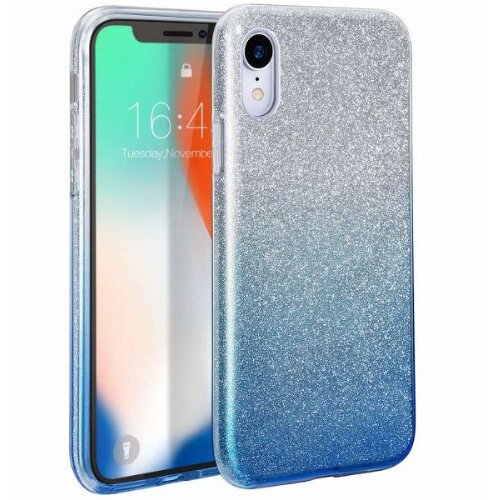 Nillkin Silikonski ovitek z bleščicami Bling 2v1 za Samsung Galaxy A22 A226 5G srebro moder Cene
